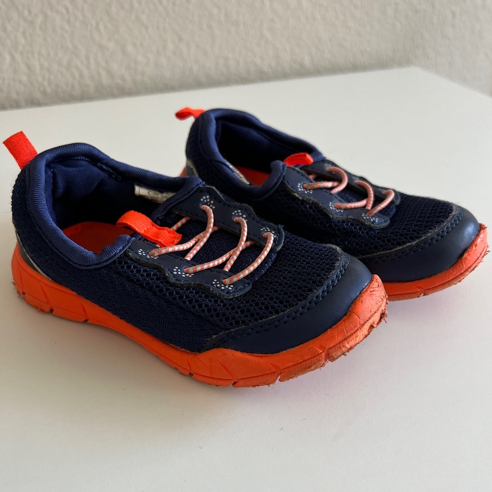 Carters Slip On Shoes (Blue and Orange sz 8)
